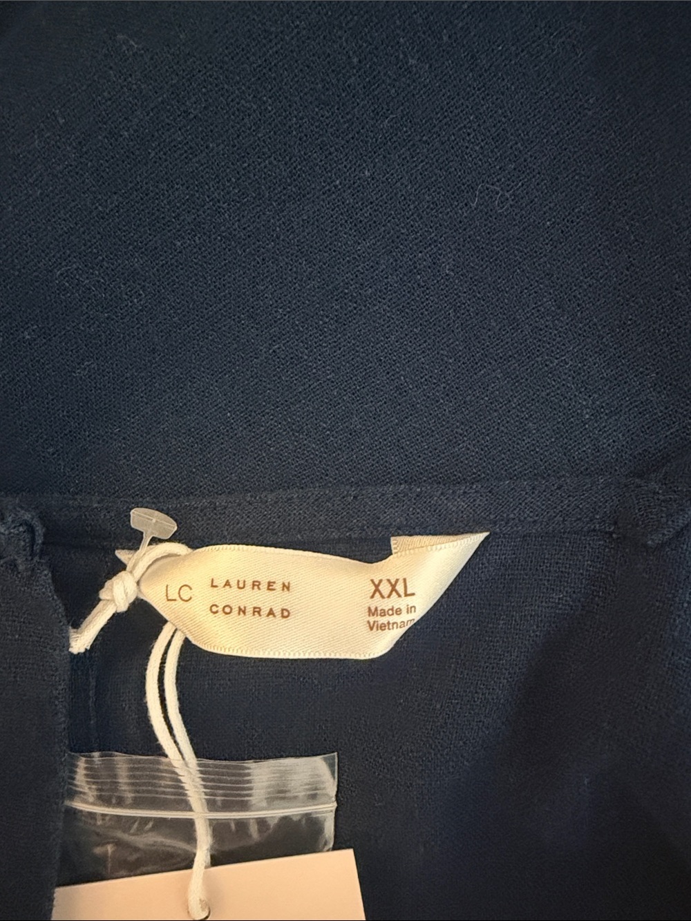 LC Lauren Conrad Deep Navy Square-Neck Tank Top - Picture 2 of 6
